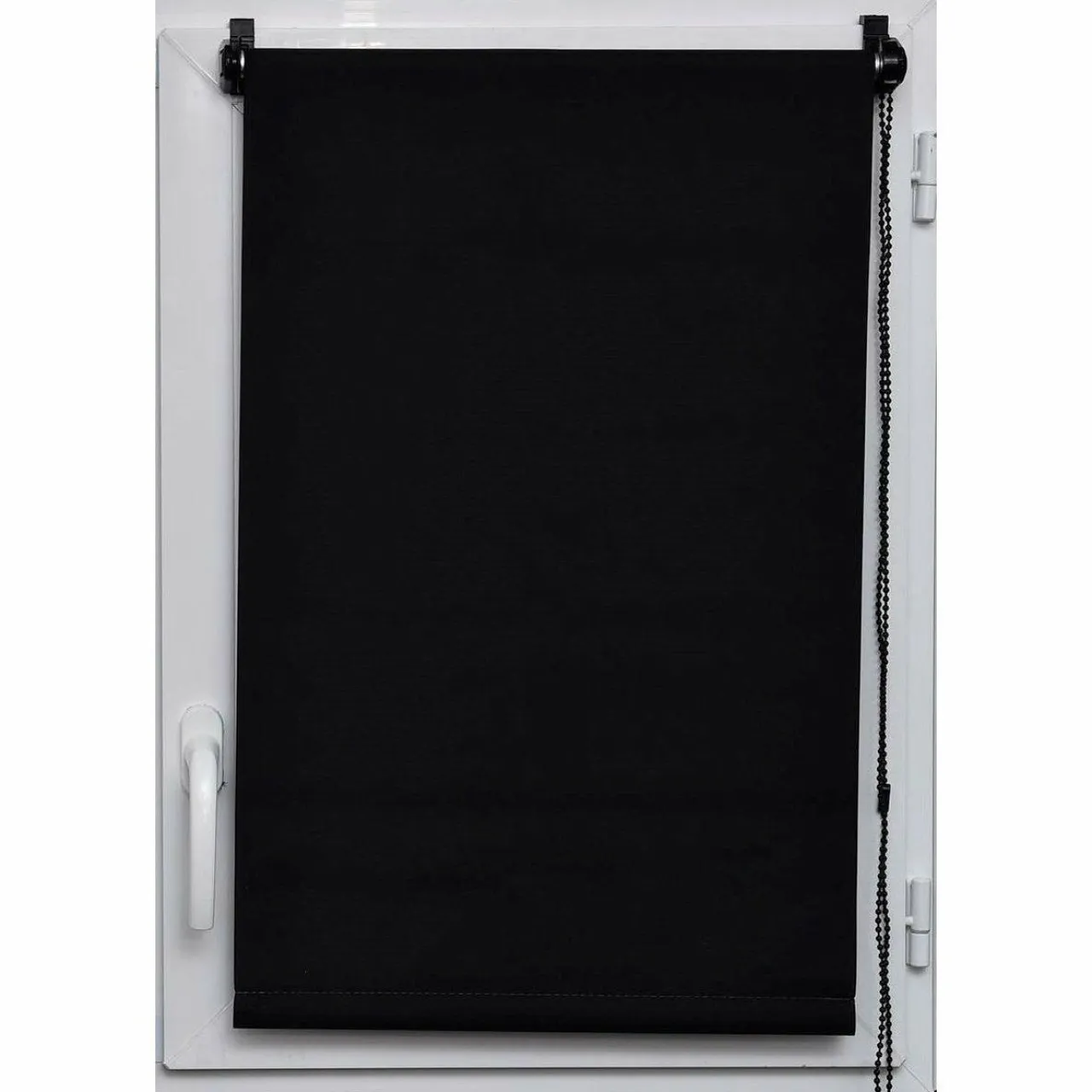 LUANCE Store enrouleur occultant (75 x 180 cm) Uni Noir Hot
