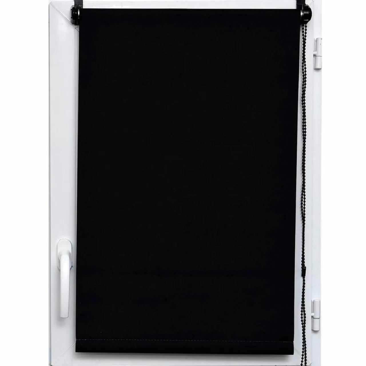 LUANCE Store enrouleur occultant (45 x 90 cm) Uni Noir Hot