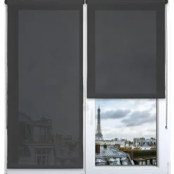 LUANCE Store enrouleur tamisant (60 x 180 cm) Pure béton Gris Best