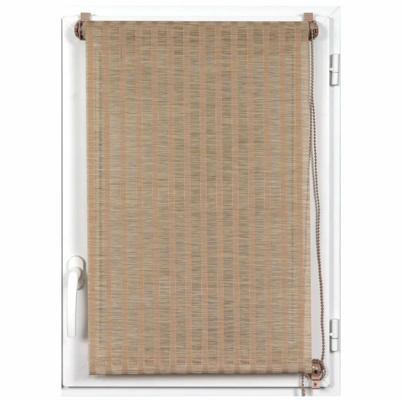 LUANCE Store enrouleur tamisant (45 x 180 cm) Rayures Beige Hot