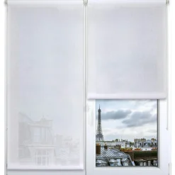 LUANCE Store enrouleur tamisant (120 x 180 cm) Pure Blanc Best