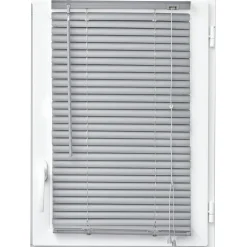 LUANCE Store vénitien (50 x 180 cm) PVC Gris Clearance