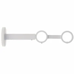LUANCE Support tringle double extensible (L190 - 230 / D28) Lino mat Blanc Sale