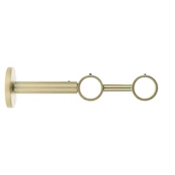 LUANCE Suppt tringle double fixe métal (L190 cm / D28 mm) Lino Or Best