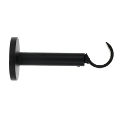 LUANCE Support tringle extensible (L115 - 155 / D28 mm) Lino gouttière mat Noir Online