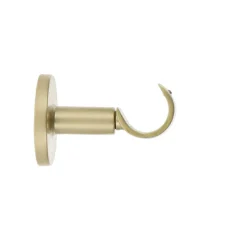 LUANCE Suppt tringle fixe métal (L65 cm / D28 mm) Lino gouttière Or