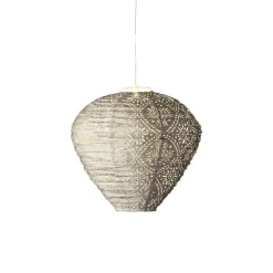 KAEMINGK Suspension de jardin solaire (H28 cm) Lanterne ajourée Marron clair Discount
