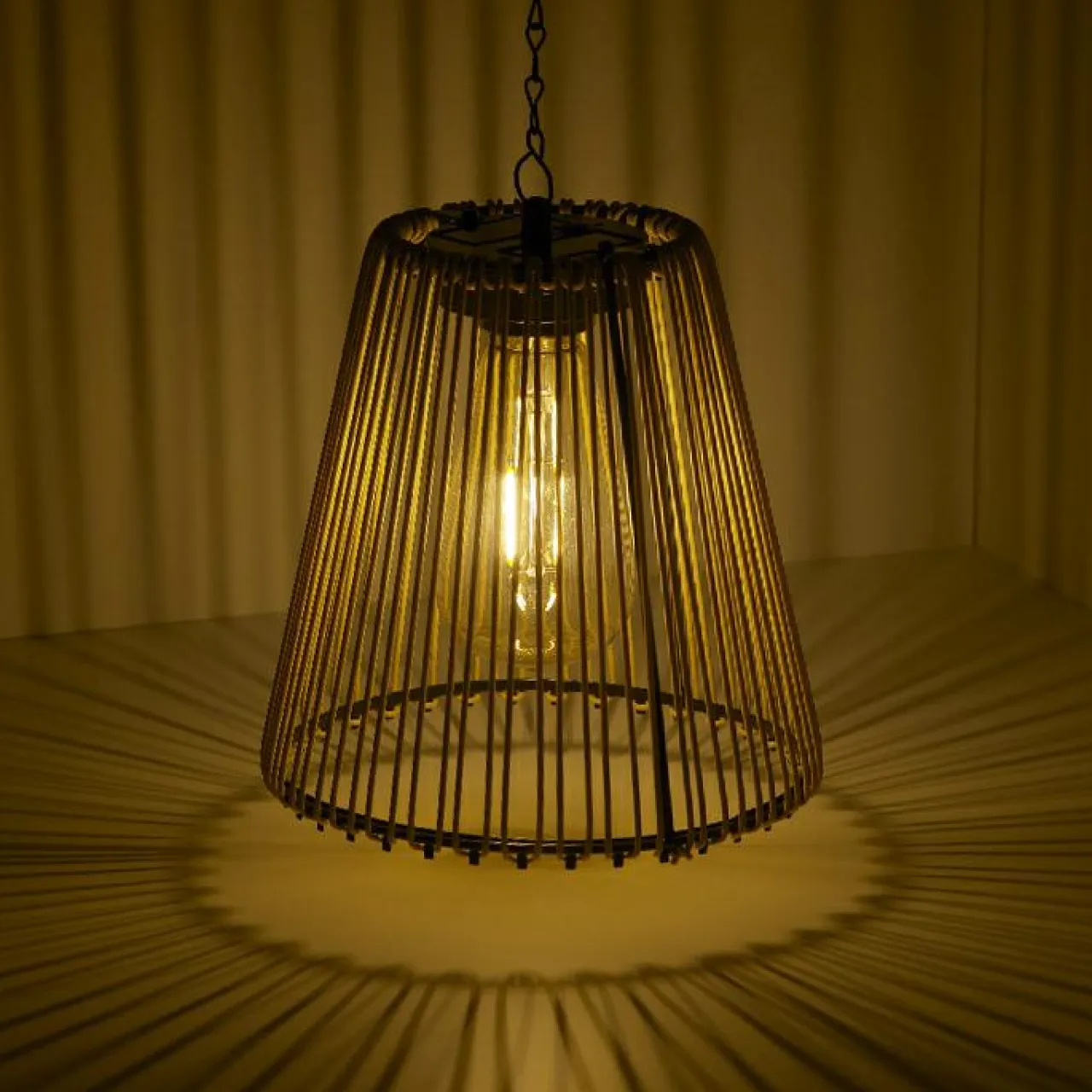 #N/A Suspension de jardin solaire LED (D17,5 cm) Calabre Dée Or Online
