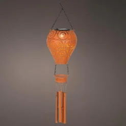 KAEMINGK Suspension de jardin solaire LED (H56 cm) Montgolfière Orange Outlet