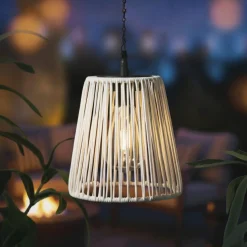 KAEMINGK Suspension de jardin solaire LED (H58 cm) Midtown Blanc Clearance