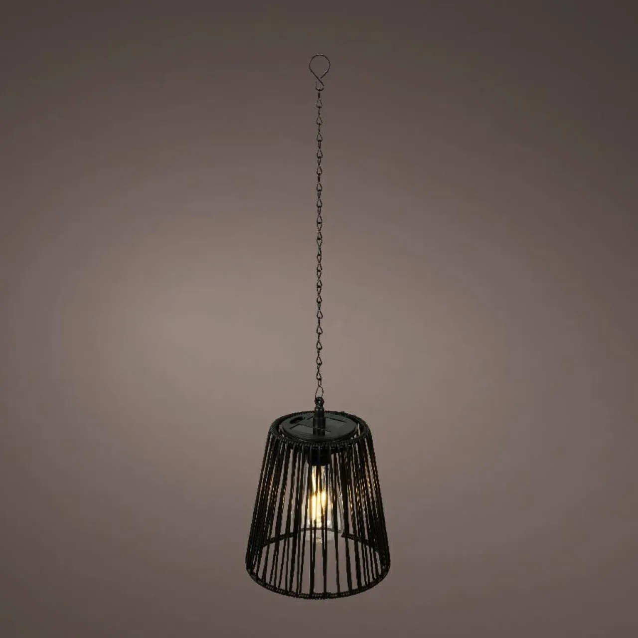 KAEMINGK Suspension de jardin solaire LED (H58 cm) Midtown Noir