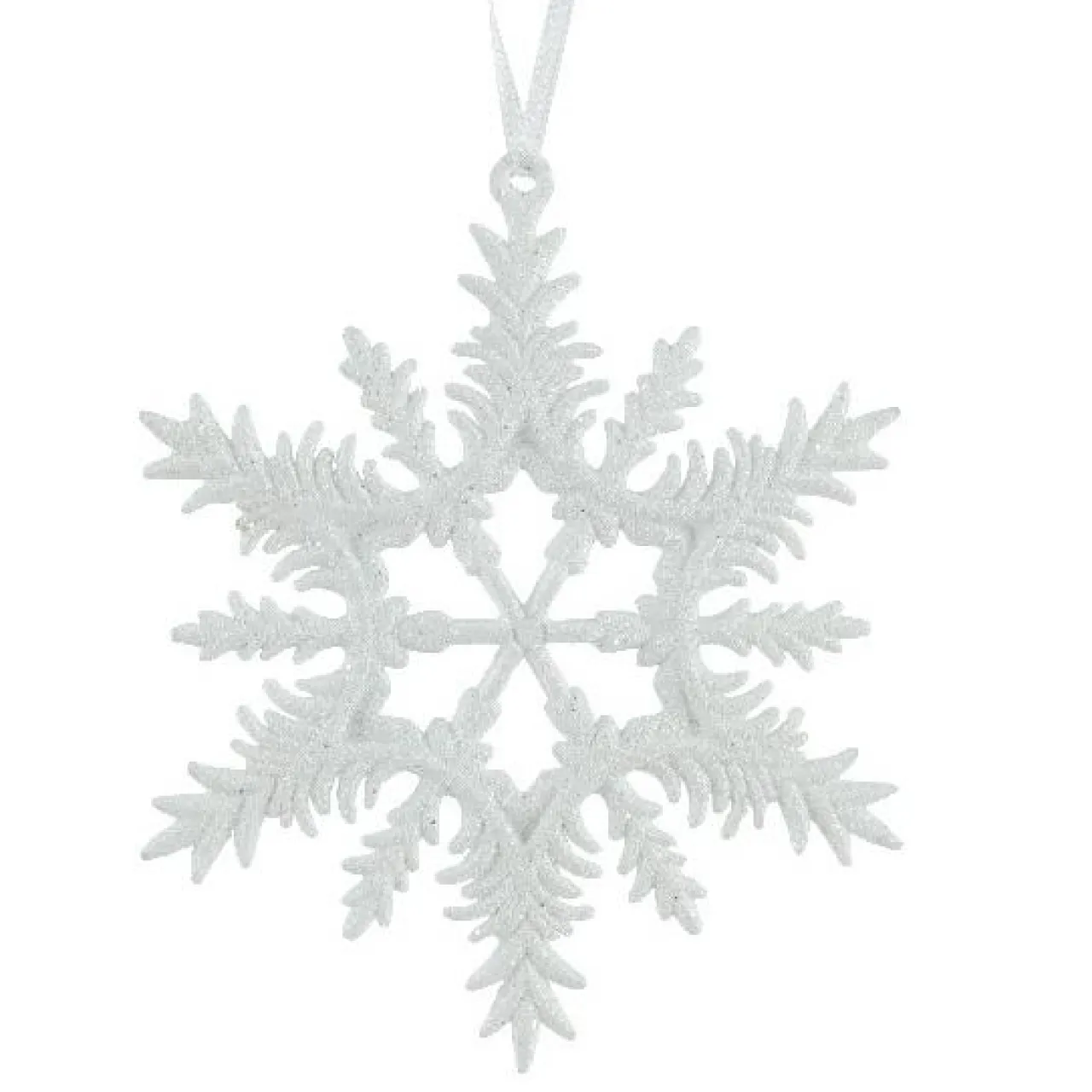KAEMINGK Suspension de Noël (D13 cm) Flocon éclat givré Blanc Outlet