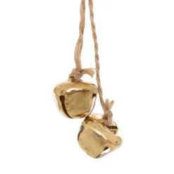 JJA Suspension de Noël en bois (D9 cm) Bonhomme de neige et flocon Blanc Online