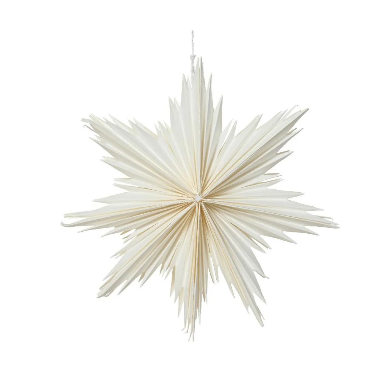 KAEMINGK Suspension de Noël en papier (D30 cm) Étoile glacée Blanc Clearance