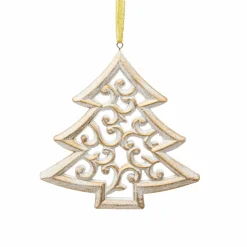 Feeric Lights & Christmas Suspension de Noël (H14,5 cm) Arabesque Blanc Online