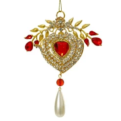 KAEMINGK Suspension de Noël (H12 cm) Bijou précieux Rouge Online