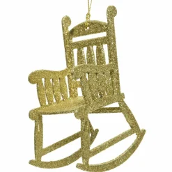 KAEMINGK Suspension de Noël (H11 cm) Chaise à bascule Or