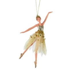 KAEMINGK Suspension de Noël (H16 cm) Fée danseuse Or Sale
