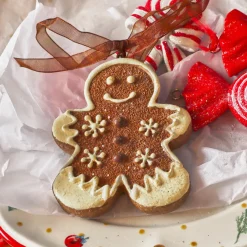 KAEMINGK Suspension de Noël (H7 cm) Pain d'épice Martin Chocolat Marron Hot