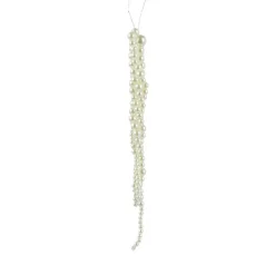 KAEMINGK Suspension de Noël (H20 cm) Stalactite s Nacrées Perle Sale