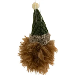 JJA Suspension de Noël (H15 cm) Tête de Hérisson Marron clair Best