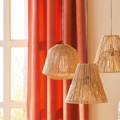 ATMOSPHERA Suspension en corde (D29 cm) Ethnik Naturel New