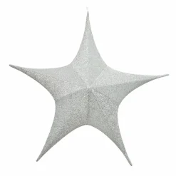 KAEMINGK Suspension géante (D135 cm) Étoile de Noël Christmas Argent Clearance