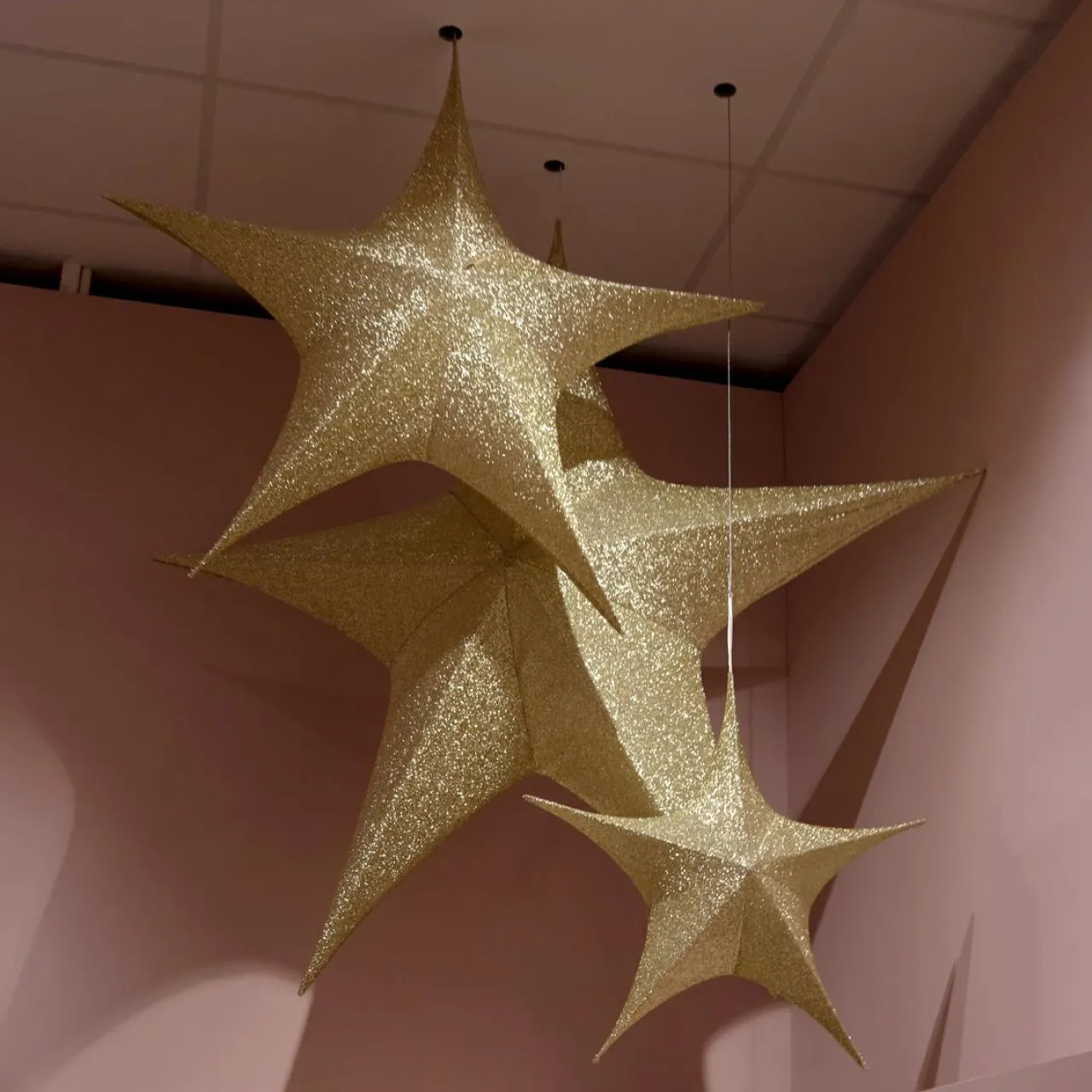 KAEMINGK Suspension géante (D135 cm) Étoile de Noël Christmas Or
