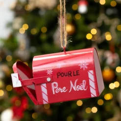 Feeric Lights & Christmas Suspension (H8 cm) Boite aux lettres Rouge New
