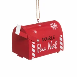 Feeric Lights & Christmas Suspension (H8 cm) Boite aux lettres Rouge New