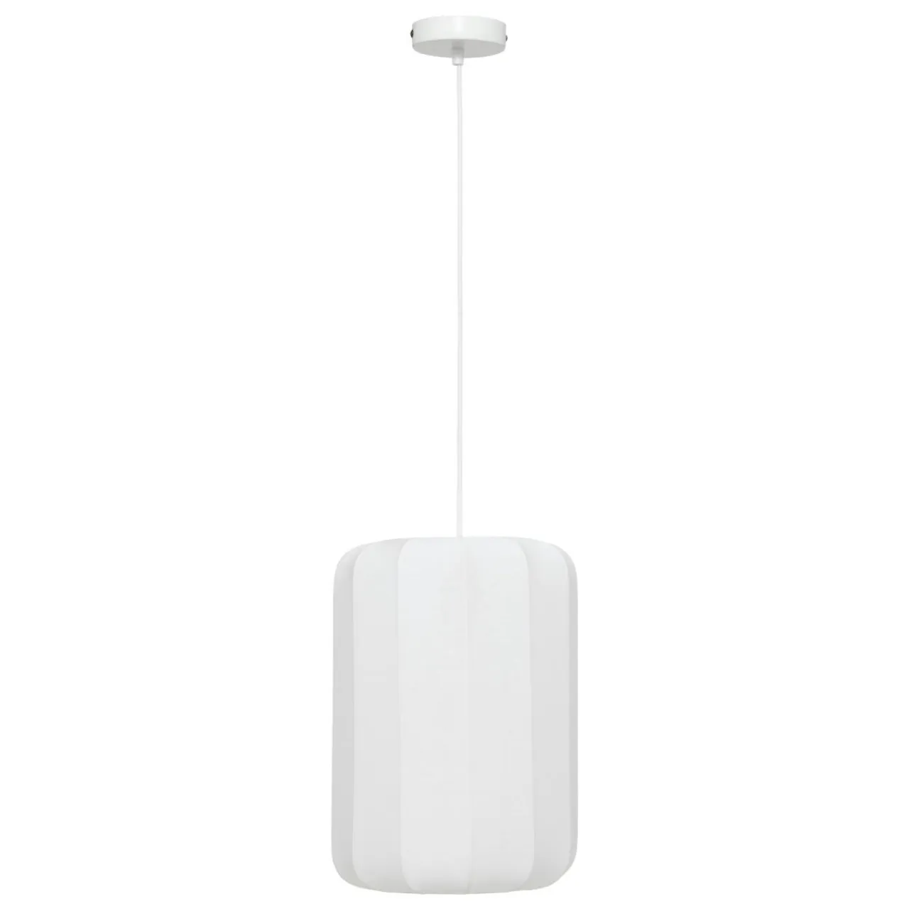 Atmosphera, cru017dateur d'intu017drieur Suspension luminaire coton (25 x 35 cm) Toby Blanc Best