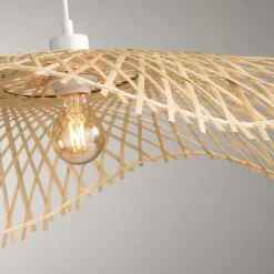 ATMOSPHERA Suspension lumineuse bambou (D75 cm) Tess Naturel Clearance