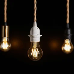 OSTARIA Suspension lumineuse chanvre (H90 cm) Corde he Blanc Online