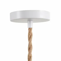 OSTARIA Suspension lumineuse chanvre (H90 cm) Corde he Blanc Online