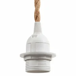 OSTARIA Suspension lumineuse chanvre (H90 cm) Corde he Blanc Online