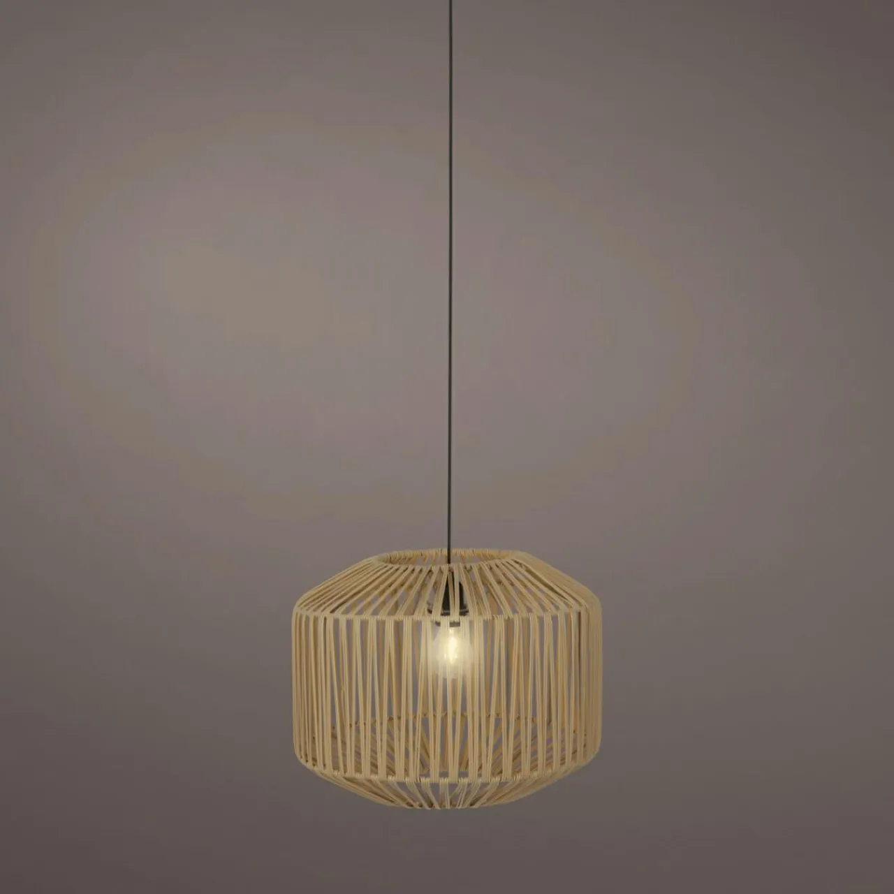KAEMINGK Suspension lumineuse de jardin 15 LED (D40 cm) Naxos Naturel Outlet