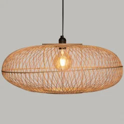 ATMOSPHERA Suspension lumineuse en bambou (D60 cm) Loren Naturel Clearance