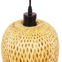 EMINZA Suspension lumineuse en bambou (H35 cm) Fuengirola Naturel Discount