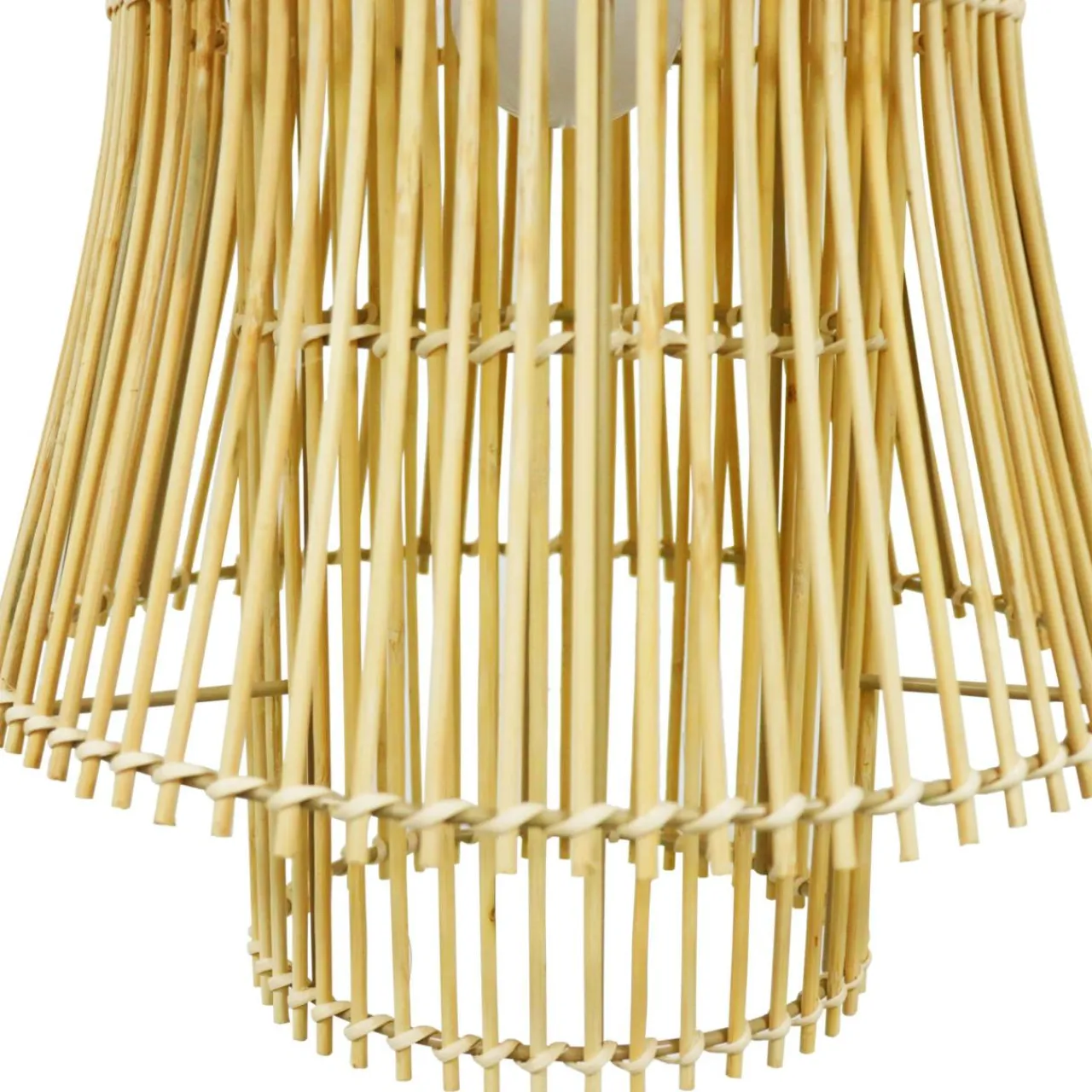 EMINZA Suspension lumineuse en bambou (H52 cm) Morok Naturel