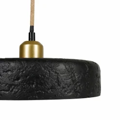 OSTARIA Suspension lumineuse en ciment (D25 cm) Portland Noir Best