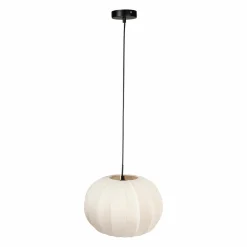 OSTARIA Suspension lumineuse en coton (D32 cm) Intensa Beige Clearance