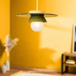 OSTARIA Suspension lumineuse en céramique (D26 cm) Bagliore e Vert Outlet