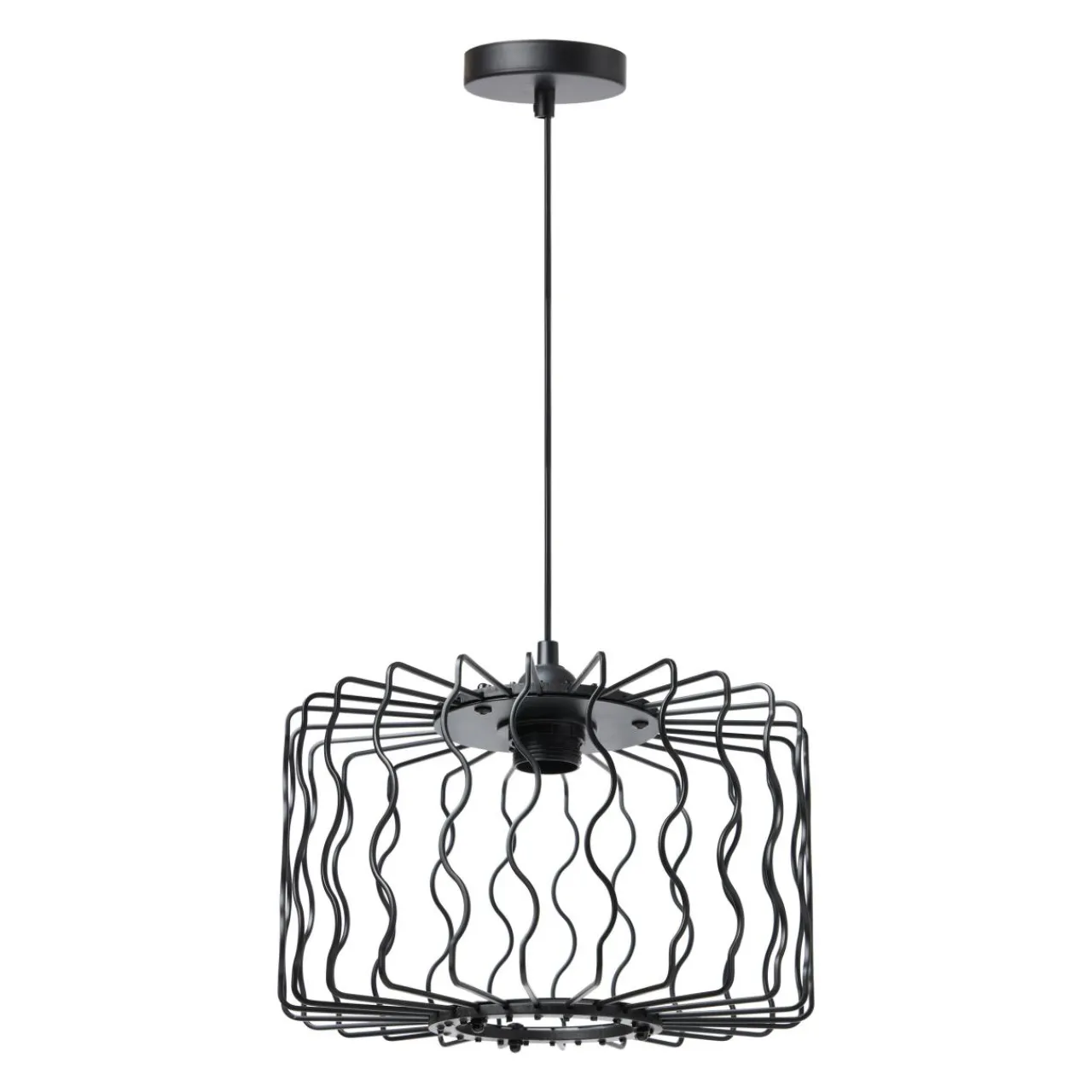 OSTARIA Suspension lumineuse en métal (D30 cm) Julia e Noir Hot