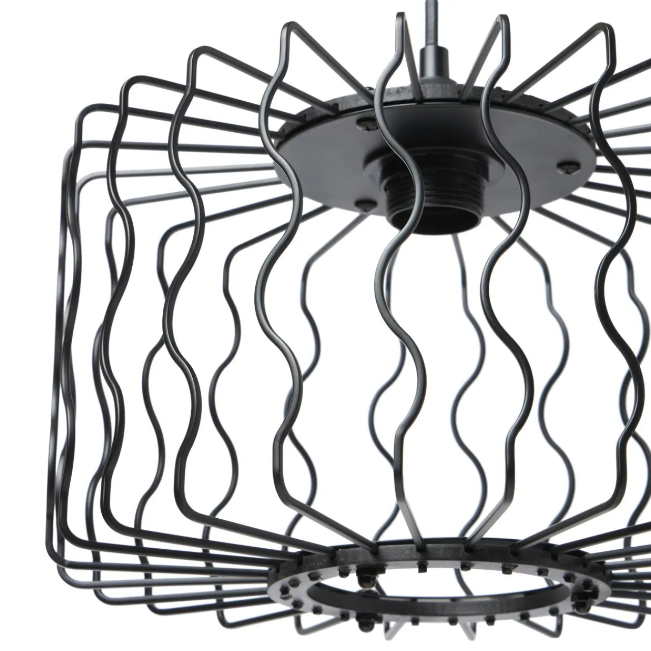 OSTARIA Suspension lumineuse en métal (D30 cm) Julia e Noir Hot