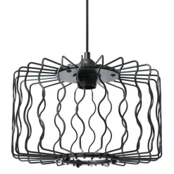 OSTARIA Suspension lumineuse en métal (D30 cm) Julia e Noir Hot