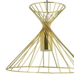 OSTARIA Suspension lumineuse en métal (D26 cm) Giulia Or New