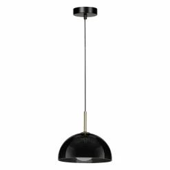 OSTARIA Suspension lumineuse en verre (D20 cm) Luméa Noir Online
