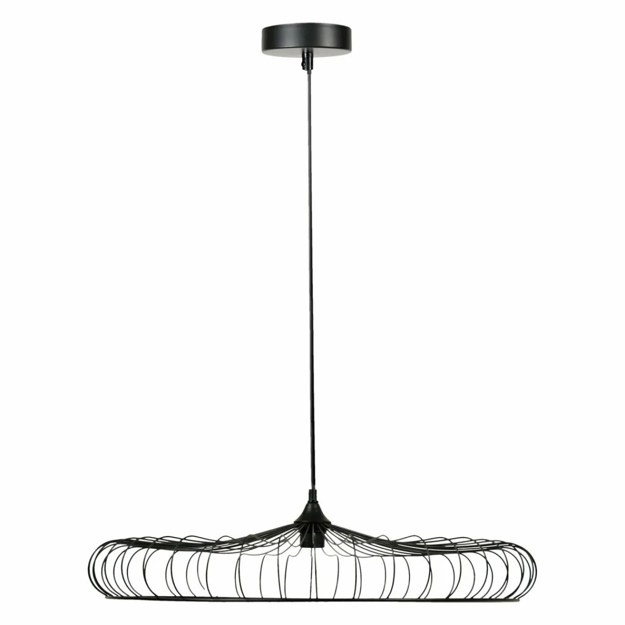 OSTARIA Suspension lumineuse métal (D65,5 cm) Lisa Noir Outlet