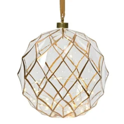 KAEMINGK Suspension lumineuse à piles 40 LED (D20 cm) Vintage /blanc chaud Or Outlet