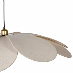 OSTARIA Suspension lumineuse pétale Lin (D90 cm) Horizonte Beige Hot